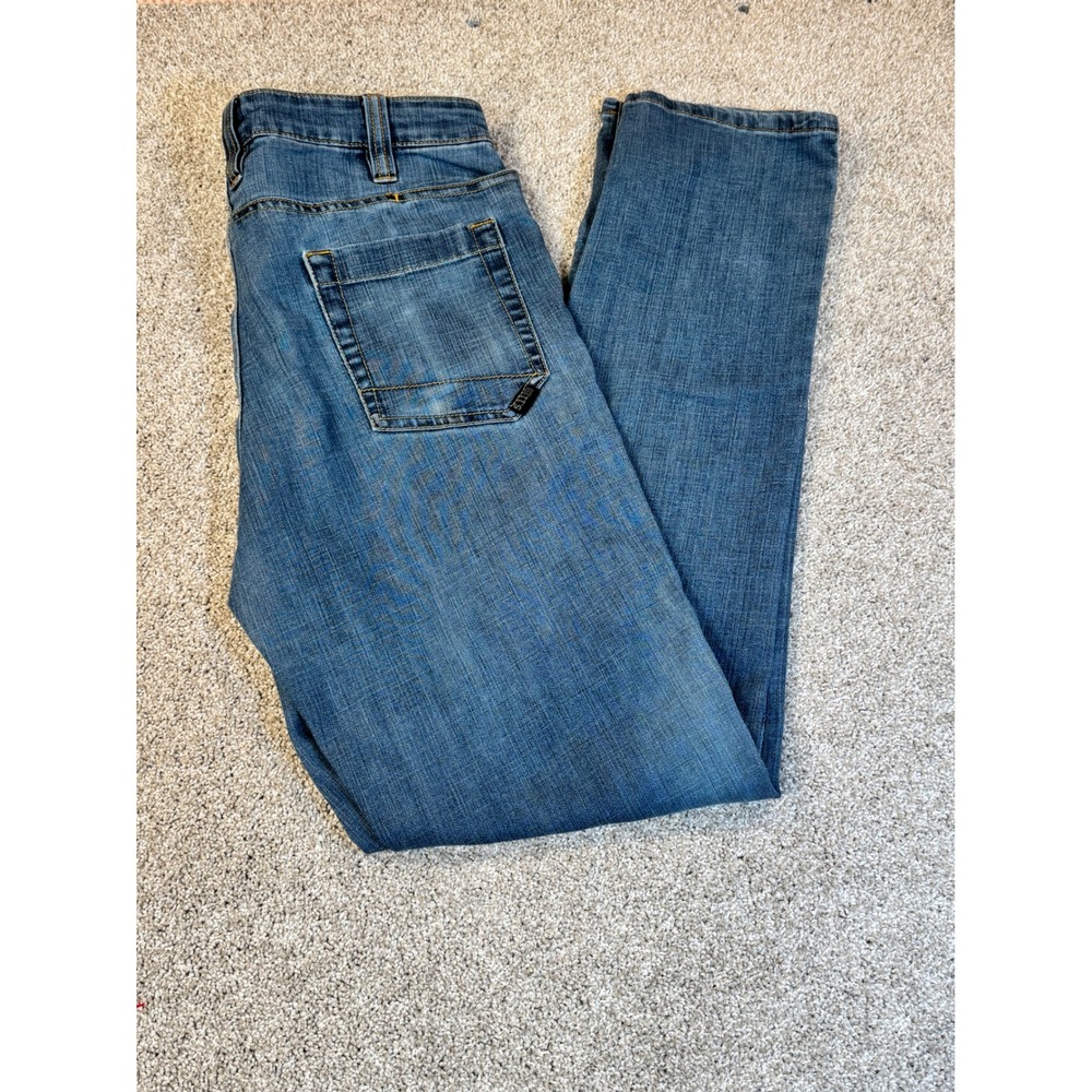 5.11 Tactical Defender-Flex Slim Fit Jeans Mens 32x34 Blue Denim 74465